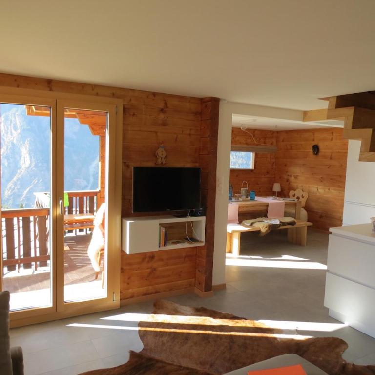Chalet Safran - Apartment mit 3 Schlafzimmern und Bergblick - 25