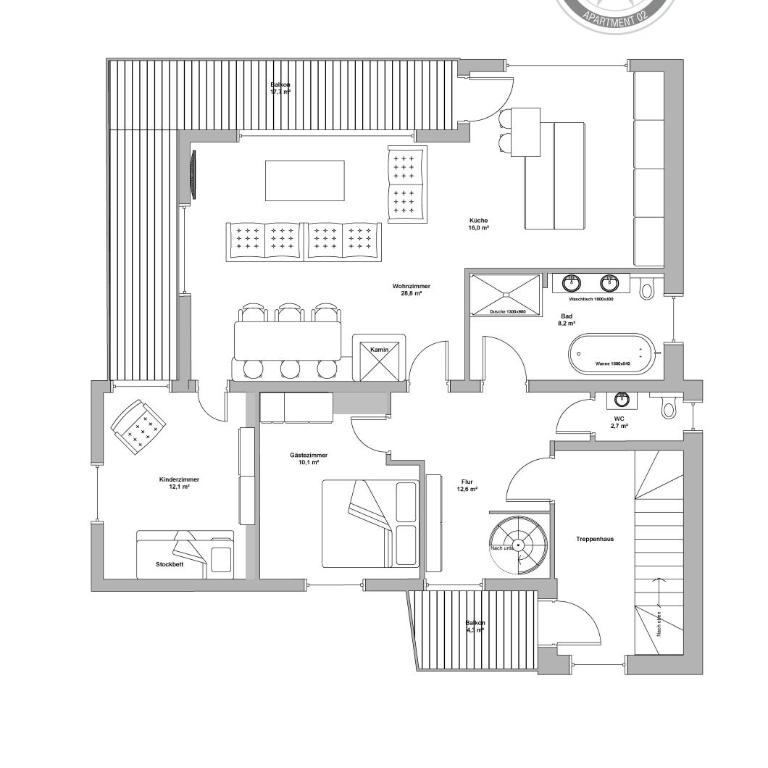 AlpenglueckGastein - Private mountain lodge - Apartment - auf 2 Etagen - 15