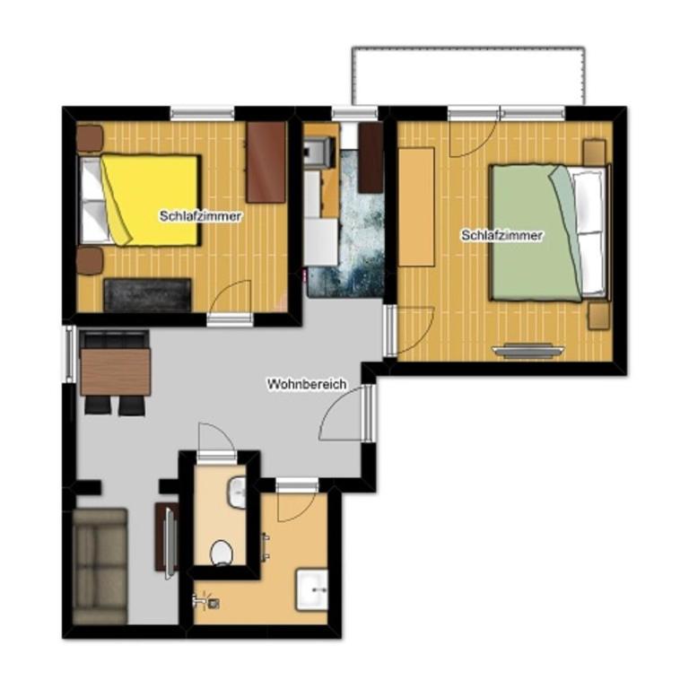 Haus Bergkristall - Apartment mit 2 Schlafzimmern - 24