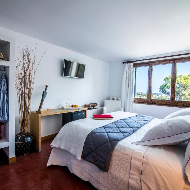 Hotel Rec de Palau - Habitación Doble Superior con vistas parciales al mar - 5