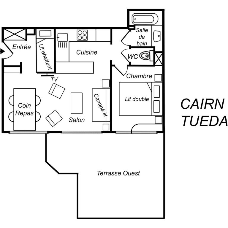 Cairn De Tueda - Appartement 1 Chambre - 3