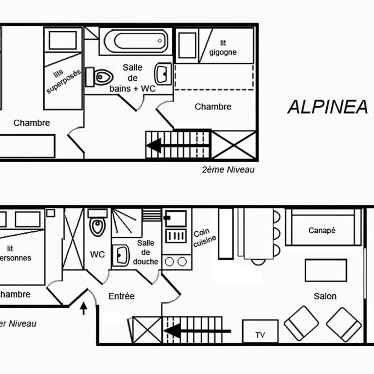 Résidence Alpinea - Three-Bedroom Apartment - 2