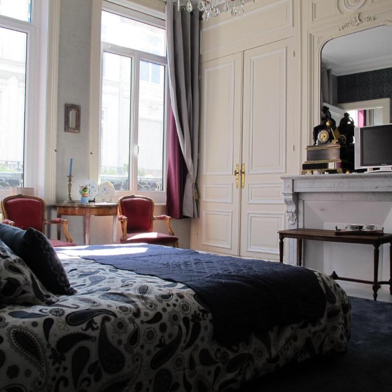 La Bourgogne en Ville - Chambre Double avec Salle de Bains Privative Extérieure - 7