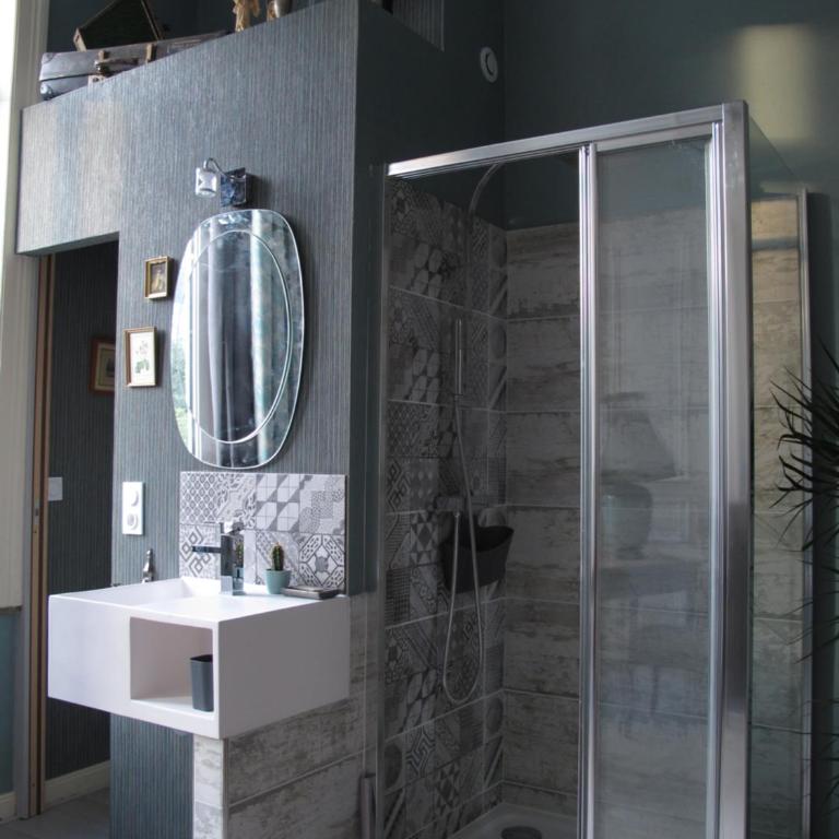 La Bourgogne en Ville - Chambre Double avec Salle de Bains Privative - 8