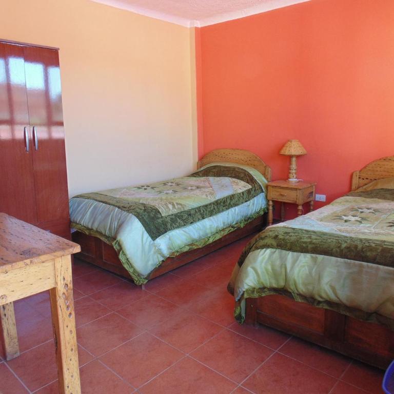 Hostal Coronel Pedro Arraya - Habitación Doble con baño privado - 2 camas - 7