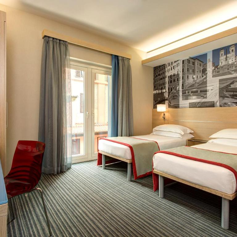 iQ Hotel Roma - Camera Doppia con Letti Singoli - 1