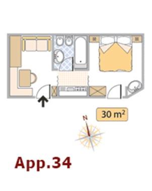 Apartments Residence Alta Badia - Appartamento Mansardato con 1 Camera da Letto (2 Adulti) - 5