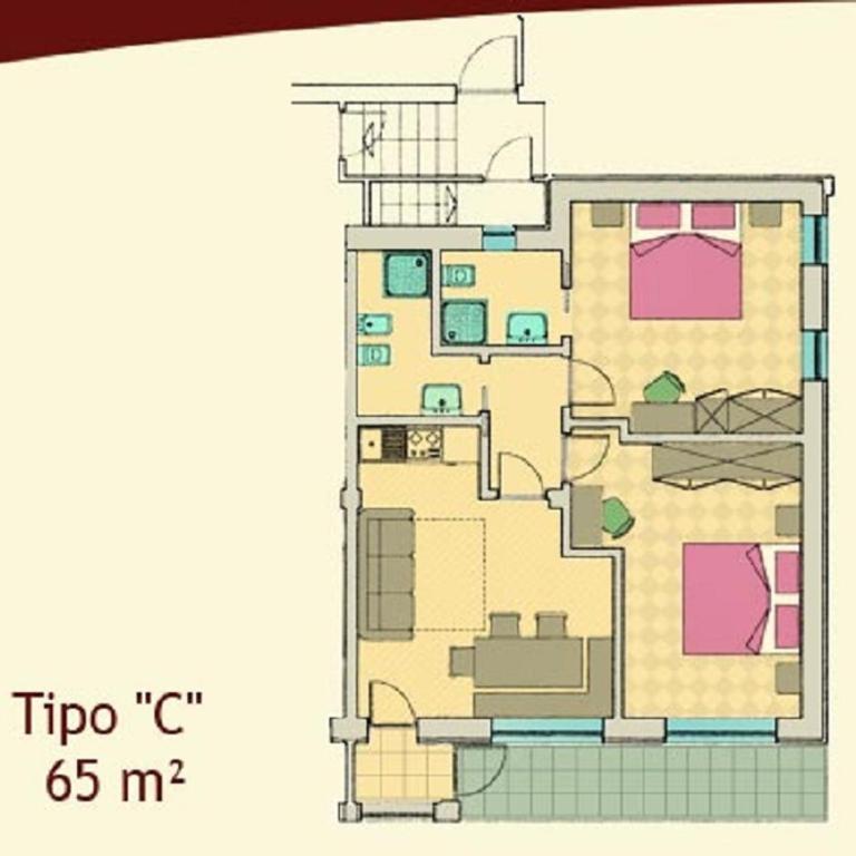 Apartments Alpenroyal Arabba - Check-in at Garni Royal - Appartamento con 2 Camere da Letto - 12