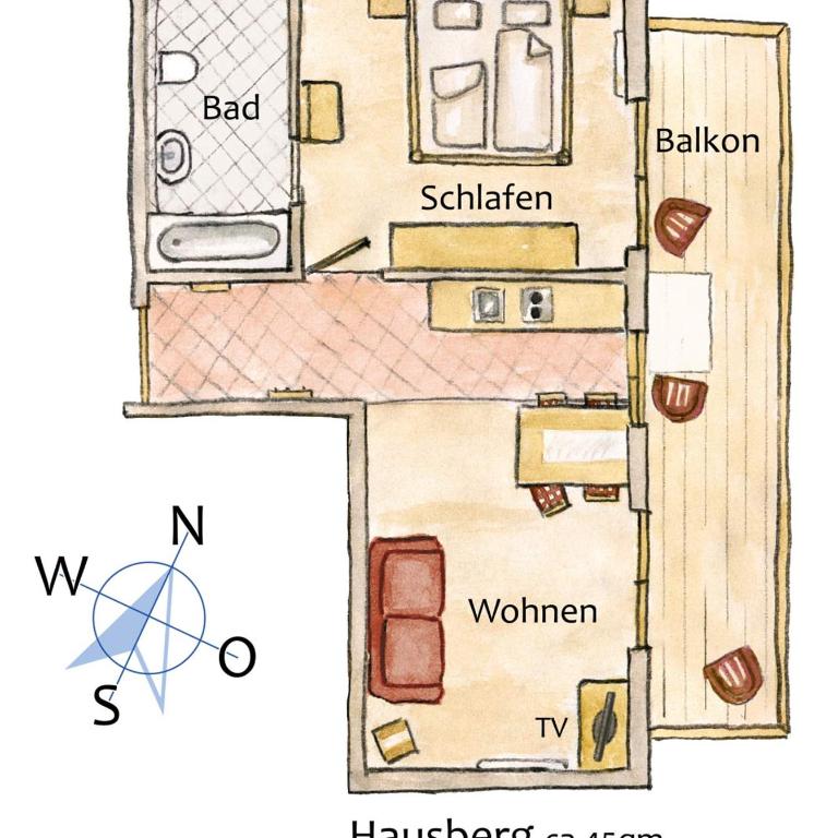 Gästehaus Bergwinkl - Familienapartment - 6