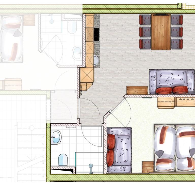 Bergparadies - inklusive Eintritt in die Alpentherme - Apartment Plus mit 1 Schlafzimmer und Zugang zum Spa - 5
