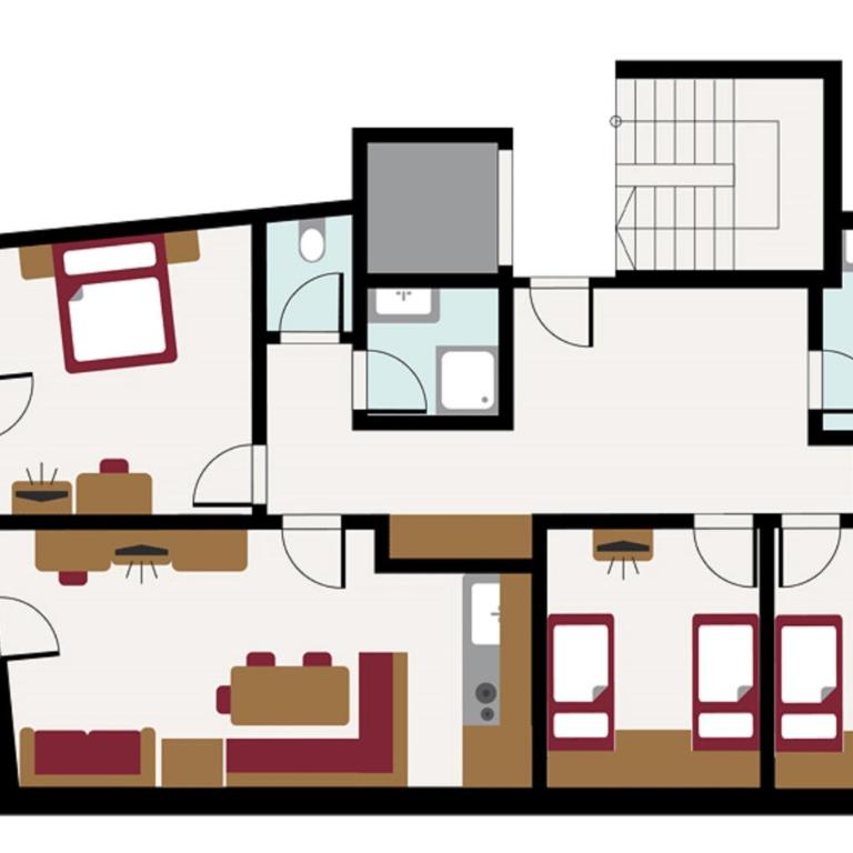 Landhaus Jenewein - Apartment mit 3 Schlafzimmern (6 Erwachsene) - 3