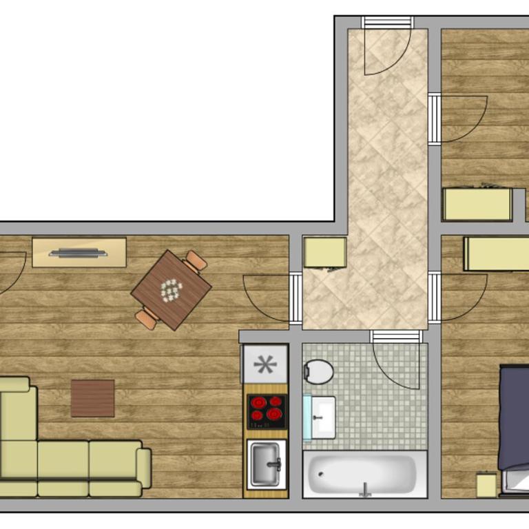 Lindenschlösschen & Schlossgarten - Apartment mit 2 Schlafzimmern - 9