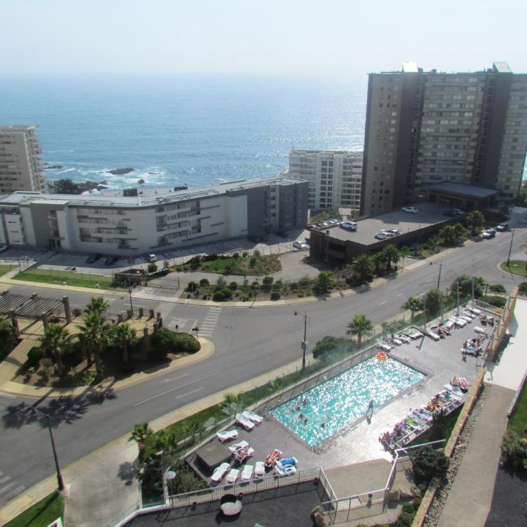 Departamento con Espectacular Vista Panoramica al Mar Mejor Sector Costa de Montemar Concon - Studio Apartment with Sea View - 13