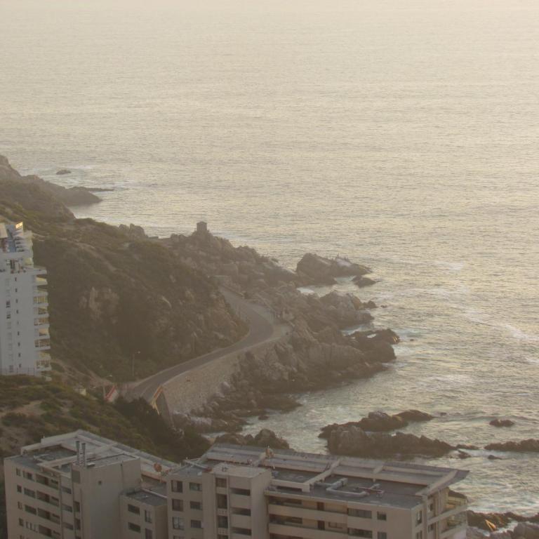 Departamento con Espectacular Vista Panoramica al Mar Mejor Sector Costa de Montemar Concon - Studio Apartment with Sea View - 3