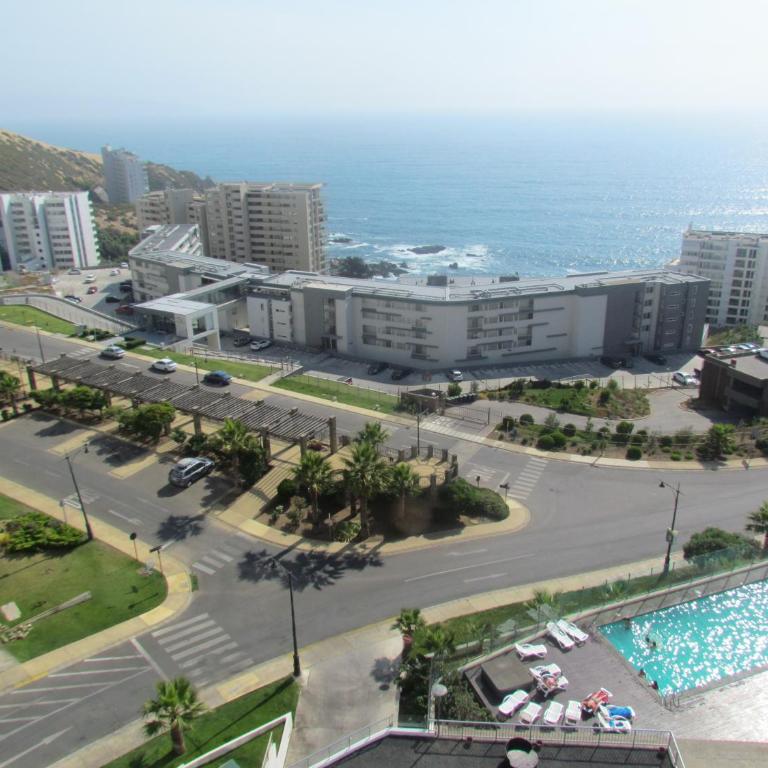 Departamento con Espectacular Vista Panoramica al Mar Mejor Sector Costa de Montemar Concon - Studio Apartment with Sea View - 12