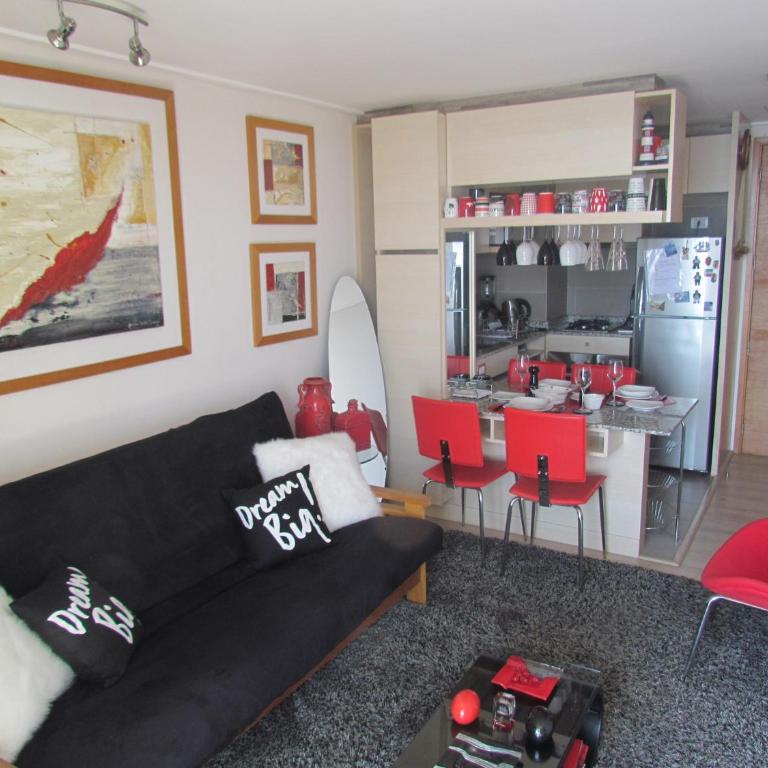 Departamento con Espectacular Vista Panoramica al Mar Mejor Sector Costa de Montemar Concon - Studio Apartment with Sea View - 17