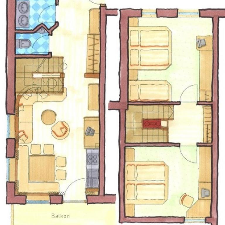 Appartmenthof Aigengut Ferienwohnung Großarl - Apartment mit 2 Schlafzimmern - 12