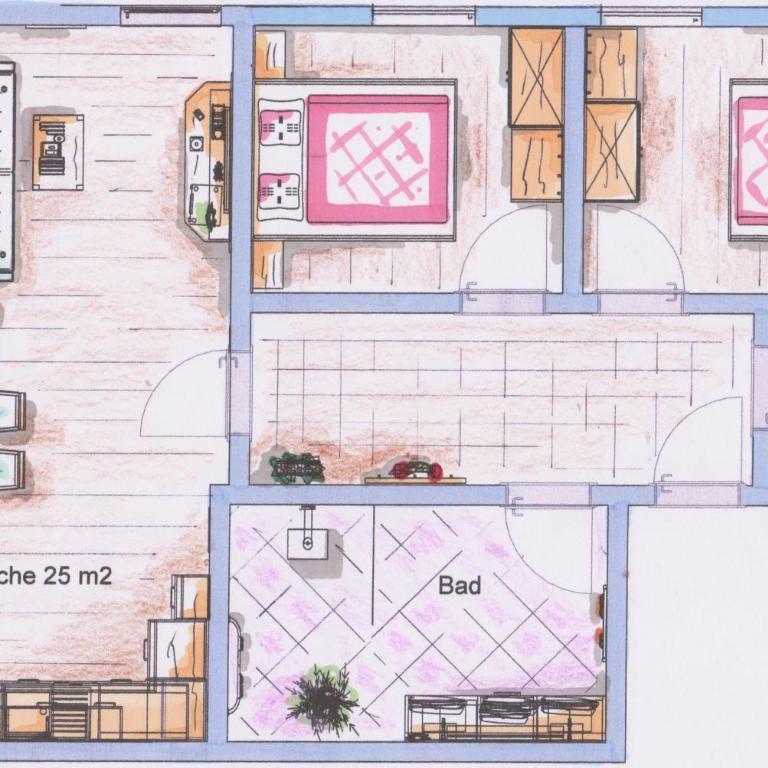 Pension Bacherhof - Apartment mit 2 Schlafzimmern - 1