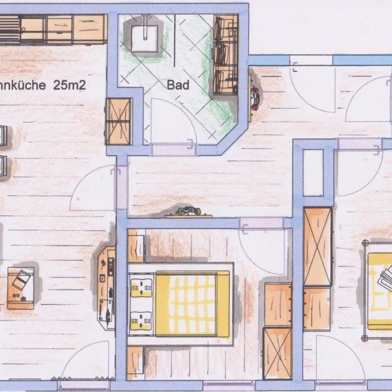 Pension Bacherhof - Apartment mit 2 Schlafzimmern - 1