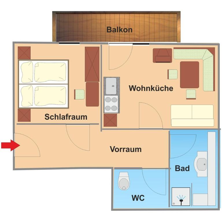 Spreitzhof - Appartements - Apartment mit Balkon - 9