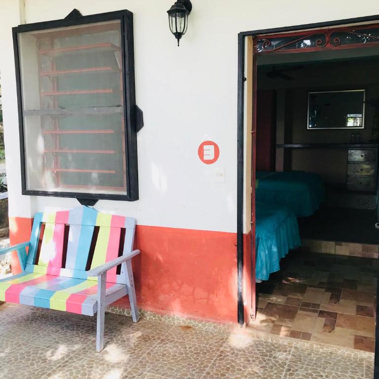 Ecocamping Yaxche - Habitación Cuádruple con baño privado externo - 2