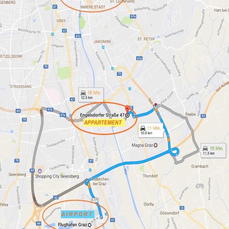 Komfortables Appartement/Garconniere in Graz für Urlaub und Geschäftsreisen - Apartment mit 1 Schlafzimmer - 48