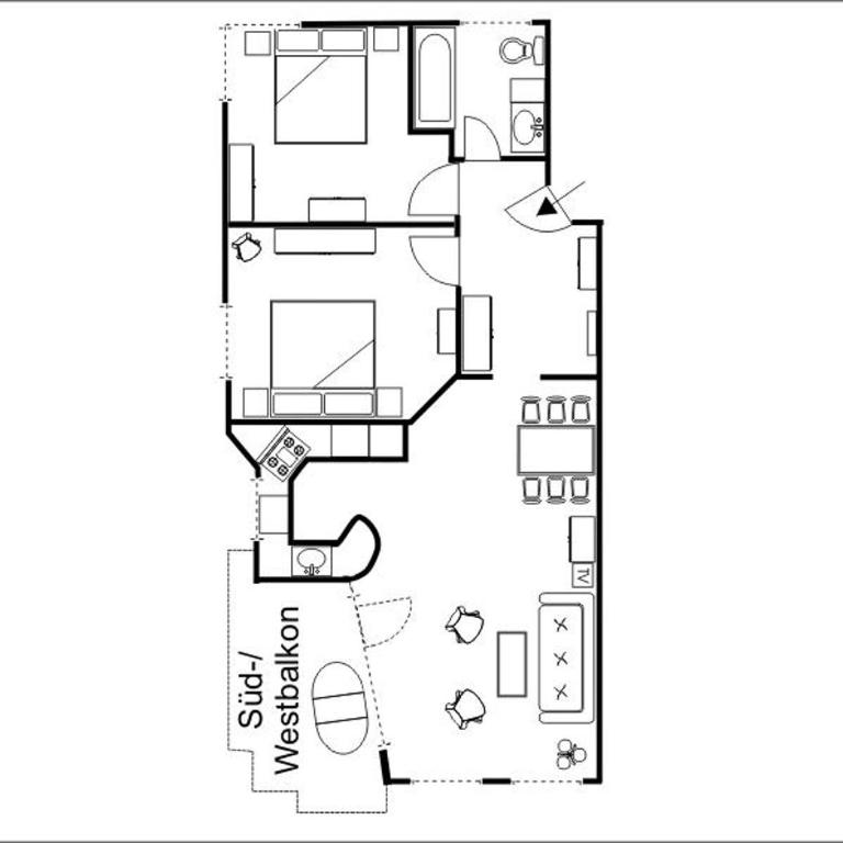 Chasa Sager 5 - Apartment mit Blick auf die Berge - 12