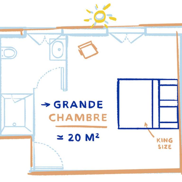 Hôtel La Nouvelle République & Hammam - Chambre Double Lit King Size - 6