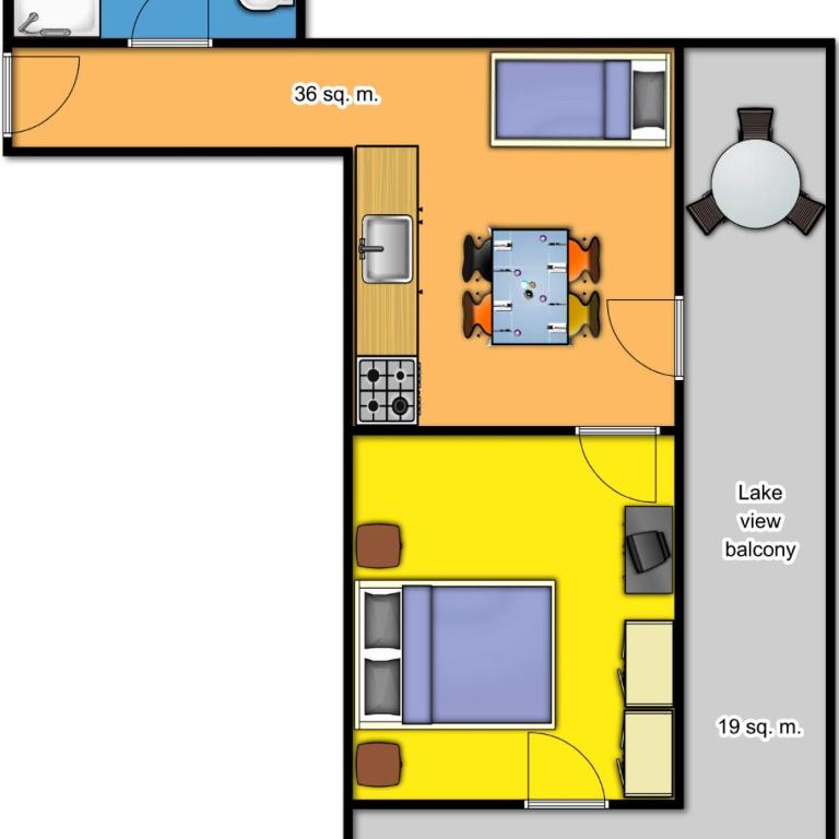 Residence Bellavista - Appartamento con Balcone e Vista Lago - Lato Strada - 1