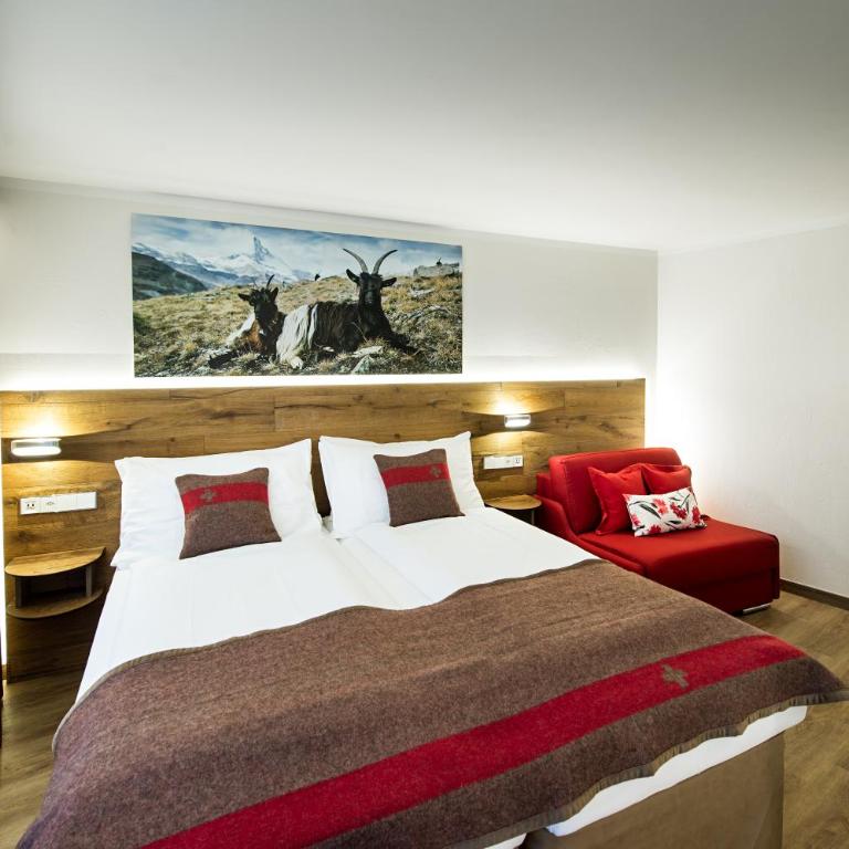 Apartments Butterfly Zermatt - Apartment mit 1 Schlafzimmer und Balkon - 9