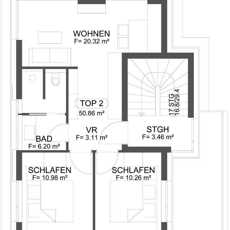 Ferienwohnungen Mitterer - Apartment mit 2 Schlafzimmern, Balkon und Seeblick - 35