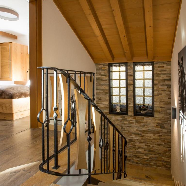 NATURLODGE Ladis - Nature Lodges with Mountain Views - Apartment mit 1 Schlafzimmer und Balkon - 12