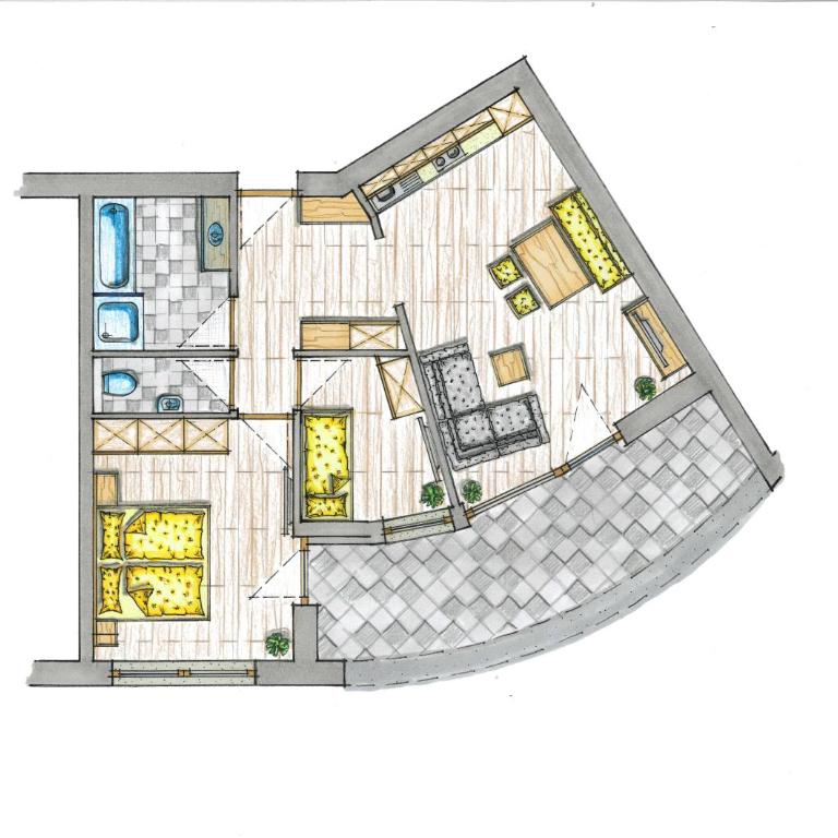 Apart am Sonnenhügel - Apartment mit 2 Schlafzimmern - 11