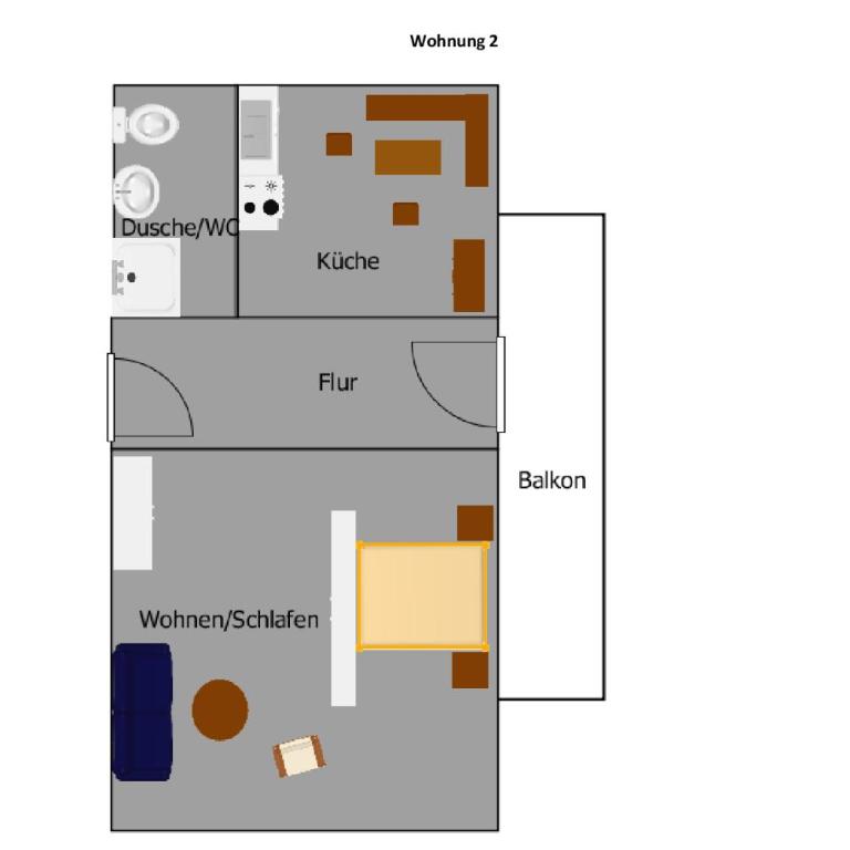 Ferienwohnungen dorfhaus - Apartment with Balcony (Deinplatz) - 5