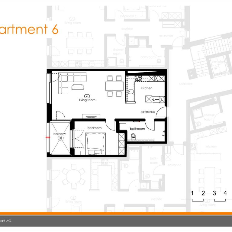 Apartment Silberdistel - GRIWA RENT AG - One-Bedroom Apartment - 14