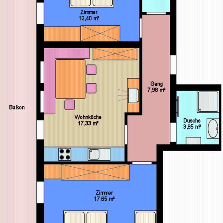 Honsnhof - Apartment 3 mit 2 Schlafzimmern - 5