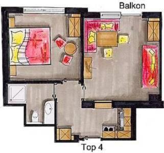 Davo Lais - Apartment mit 1 Schlafzimmer und Balkon - 14