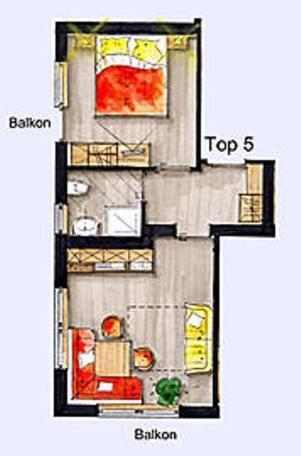 Davo Lais - Apartment mit 1 Schlafzimmer und Balkon - 13