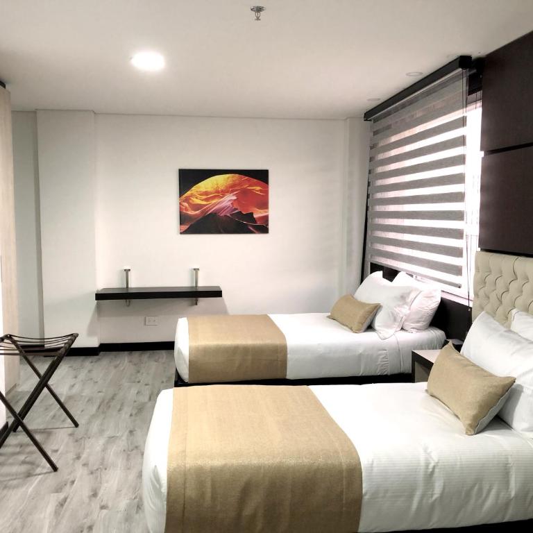 Hotel American Visa Tower - Habitación Doble - 2 camas - 8