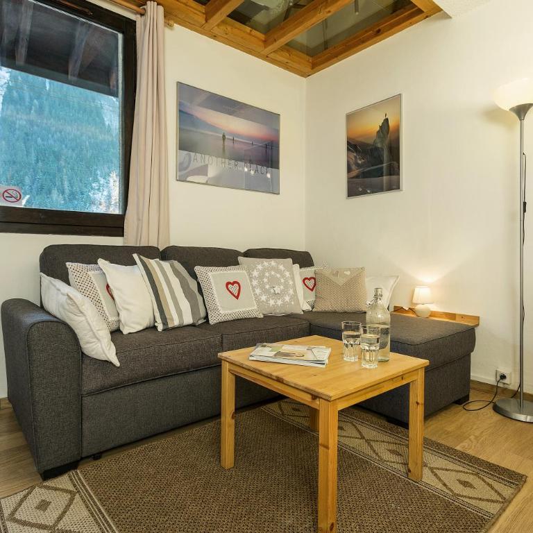 Apartment Grepon 6 Incredible Mont Blanc View Chamonix - Apartment mit 1 Schlafzimmer und Alkoven - 3