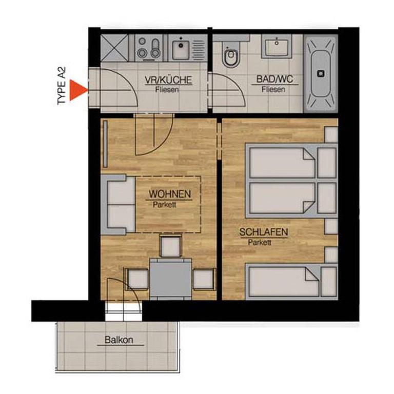 Designer-Chalets - Studio avec Balcon - 19