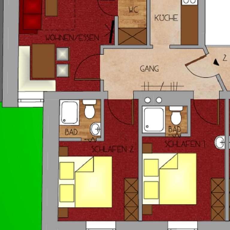 Appartements Dobler - s'Darhuam - Apartment mit 2 Schlafzimmern - 2