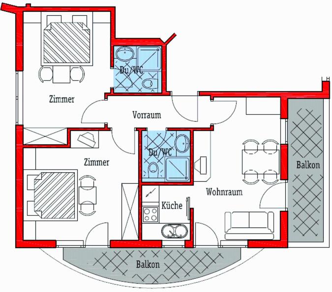 Apart Vita Nova - Comfort Apartment mit 2 Schlafzimmern - 6