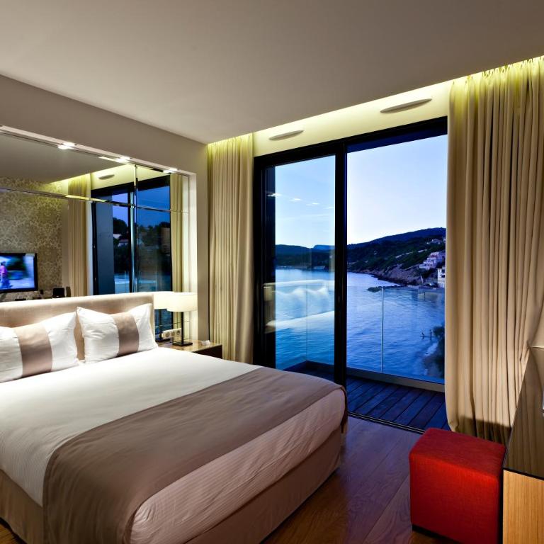 Hostellerie La Farandole - Chambre Double Classique avec Vue sur la Mer - 5