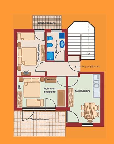 Apartments Haus Martin - Apartment mit 2 Schlafzimmern - 7
