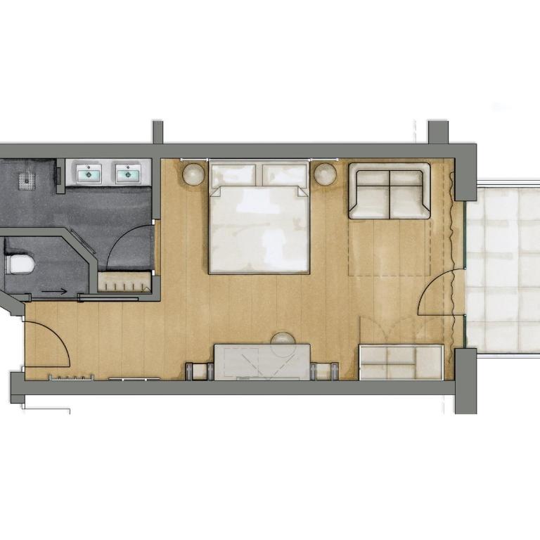 Hotel Prokulus - Family & Wellness - Camera Matrimoniale Deluxe con Balcone - 1