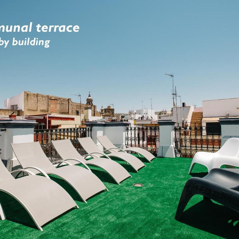 Hostly Acetres 1A loft in city center, comunal terrace, fibre,parking optional - Apartamento - 3