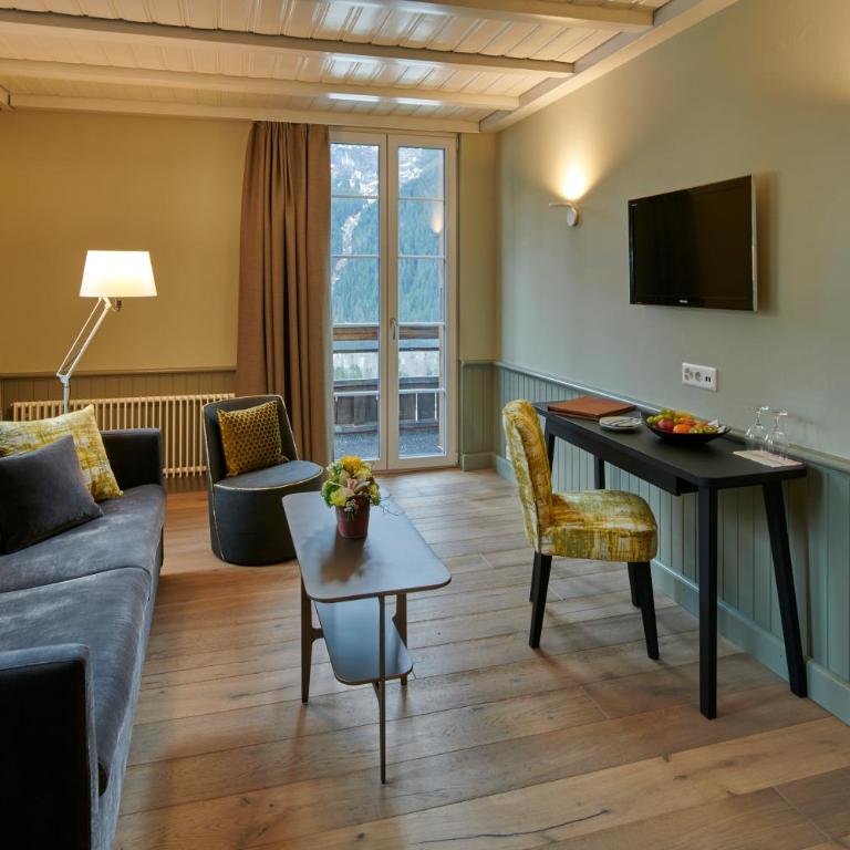 Hotel Spinne Grindelwald - Junior Suite mit Blick auf den Eiger - 2