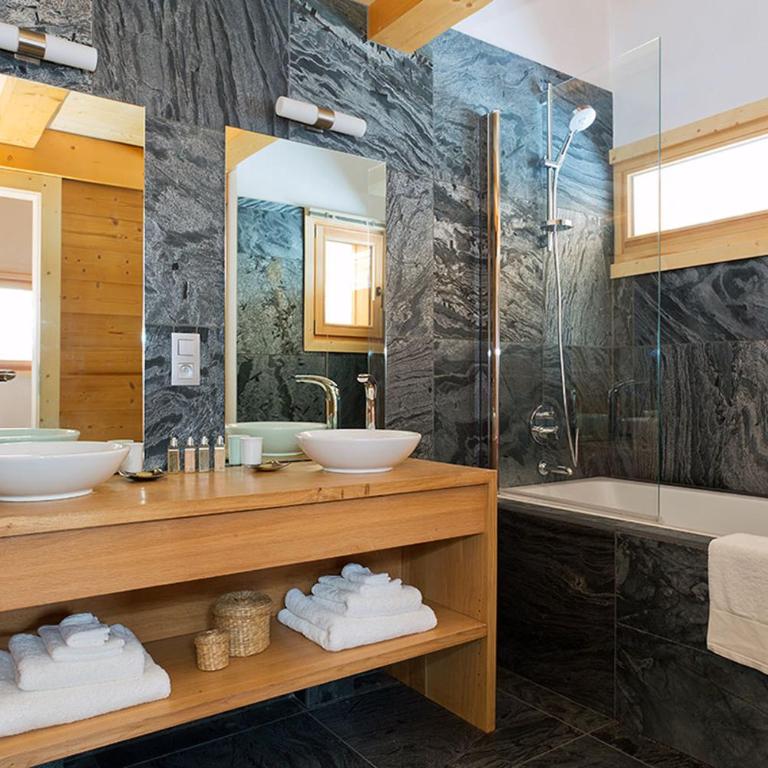 Chalet Isabelle Mountain lodge 5 star 5 bedroom en suite sauna jacuzzi - Chalet mit 5 Schlafzimmern - 31