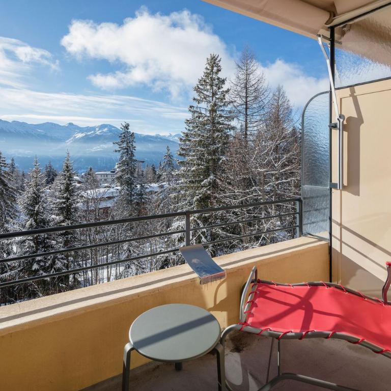 Crans-Montana Youth Hostel - Einzelzimmer mit eigenem Bad - 1
